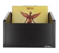 Meuble de rangement - ENOVA - VINYLE BAC 120BL - Noir - Capacité 120 vinyles - MDF