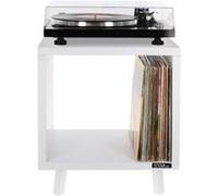 Meuble Enova Hifi Vinyle Lover Wh Blanc Blanc E