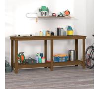 Meuble établi Marron Miel 180x50x80 cm Pin massif - Etablis 822514
