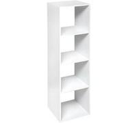 5five – Étagère colonne Mix n modul – 4 cases – H 134 cm – Blanc