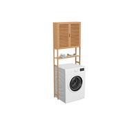 IDMarket – Meuble étagère dessus WC BEA en bambou