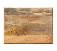 Meuble étagère - forme rectangulaire - Porte-revues 40x30x50 cm - Bois de manguier solide et acier - Assemblage requis（5425）