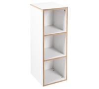 Étagère latérale roba « Finn », adaptée à la commode à langer « Finn », pour chambre de bébé et d'enfant, blanche, en bois