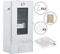 Meuble fumoir avec générateur de fumée froide Acier galvanisé - Barbecues au charbon de bois 3200763