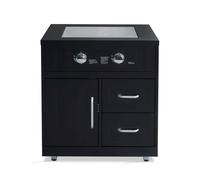 Meuble gazinière 2 brûleurs pour cuisine extérieure Memphis - Oviala