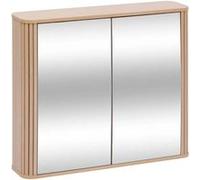 Meuble haut 2 portes miroir Liora 5five Beige G