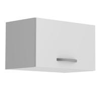 Oslo - Meuble de cuisine haut 1 porte blanc mat - Buffet rangement 60x36x35 cm - Style contemporain - Finition mélaminée résistante