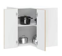 Meuble Haut cuisine | Armoire rangement BONNIE | Armoire d'angle murale de cuisine Kalmar - chêne artisanal - BELLE M58586938