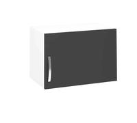 Meuble haut de cuisine avec 1 porte coloris gris - Hauteur 40 x Longueur 60 x profondeur 35 cm