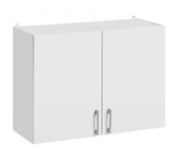 Meuble haut de cuisine Eco Blanc 2 portes L 80 cm - Cuisineandcie
