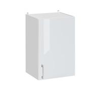 Meuble haut de cuisine Eco Blanc Brillant 1 porte L 40 cm - Cuisineandcie