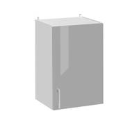 Meuble haut de cuisine Eco Gris Brillant 1 porte L 40 cm - Cuisineandcie