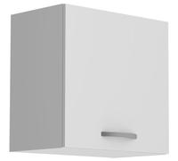 Meuble Haut De Rangement 1 Porte - L 60 X P 35,6 X H 57,9 Cm - Gamme Eko - Blanc