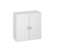 Meuble Haut Polyvalent Coloris Blanc - Hauteur 60 x Longueur 60 x Profondeur 26,5 cm - -