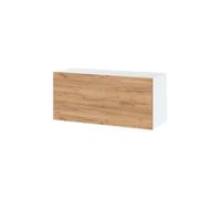 Meuble haut SLIM de cuisine Bellissi Chene 1 porte relevable L 90 cm - Cuisineandcie
