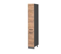 Meuble haute de cuisine R-Line, 30cm, Chêne de force doré/Anthracite, Vicco 37852