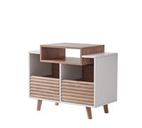 Norstone Meuble hi-fi Oslo 800 – 2 tiroirs vinyles, 160 disques – Mélaminé