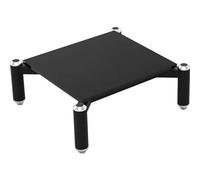 NorStone Étagère pour meuble Hi‑Fi Spider 1 – Verre noir
