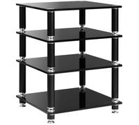 Meuble HiFi - NorStone - Stabbl - Noir satin - Jusqu'à 58 kg