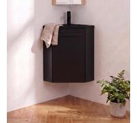 Meuble lave-mains d'angle suspendu SKINO