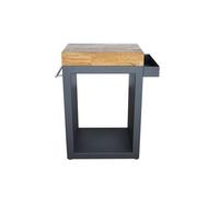 Meuble multifonction graphite avec tablette bois 60 x 45 x 91 cm - Artiss