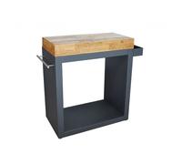 Meuble multifonction graphite avec tablette bois 80 x 45 x 91 cm - Artiss