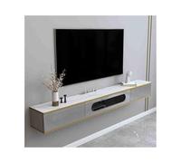 Meuble multimédia Console TV Flottante de Luxe Moderne, 70,8/78,7" pour Le Salon(Grigio,180x24x20cm)