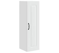 vidaXL Panneau de Lave-Vaisselle Kalmar Blanc 30 x 31 x 100 cm, Étagère de Cuisine Moderne, Solutions de Rangement Pratiques, Meuble Mural rectangulaire pour Vos Essentiels