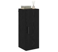 Meuble mural de rangement - vidaXL - bois d'ingénierie - chêne noir - 1 porte - avec poignées - 34 5 x 34 x 90 cm 56ftk60j