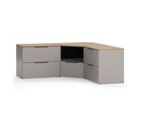 Meuble-paroi Wido, 2 pièces, Grège, Vicco 58551
