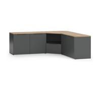 Meuble-paroi Wido, 3 parties, Anthracite, Vicco 58548
