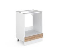 Meuble pour four R-Line, 60cm sans PT, Sonoma/Blanc, Vicco 29738