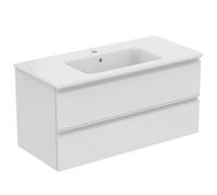 Meuble pour lavabo Ideal Standard blanc brillant 1 015 x 465 x 505m