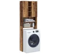 vidaXL Meuble pour machine à laver vieux bois 64 x 25,5 x 190 cm