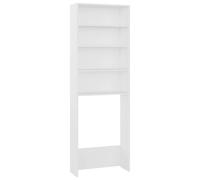 Meuble pour machine à laver Blanc 64x24x190 cm