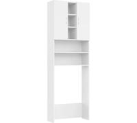 Meuble pour machine à laver Blanc 64x25,5x190 cm