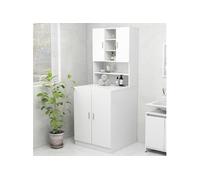 Meuble pour machine à laver Blanc 70,5x25,5x90 cm