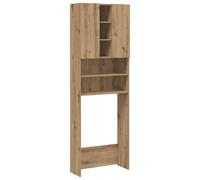 Meuble pour machine à laver chêne artisanal 64x25,5x190 cm