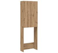 Meuble pour machine à laver chêne artisanal 64x25,5x190 cm