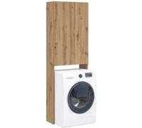 Meuble pour machine à laver chêne artisanal 64x25,5x190 cm