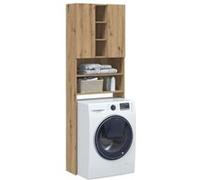 vidaXL Meuble pour machine à laver chêne artisanal 64x25,5x190 cm