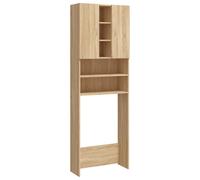 Meuble pour machine à laver Chêne sonoma 64x25,5x190 cm