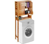 Meuble pour machine à laver en bambou
