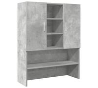 Meuble pour machine à laver Gris béton 70,5x25,5x90 cm