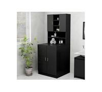 Meuble pour machine à laver Noir 70,5x25,5x90 cm