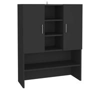 Meuble pour machine à laver Noir 70,5x25,5x90 cm