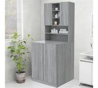 Meuble pour machine à laver Sonoma gris 70,5x25,5x90 cm Grey sonoma G