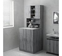 vidaXL Meuble pour Machine à Laver, Armoire de Machine à Laver avec Rangement, Meuble pour Lave-linge de Salle de Bain 813195