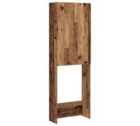 Meuble pour machine à laver vieux bois 64x25,5x190 cm