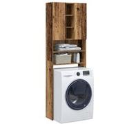 vidaXL Meuble pour machine à laver vieux bois 64x25,5x190 cm